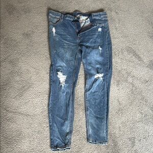 Wild Fable Distressed Blue Jeans. Highest Rise Skinny. Size 18.